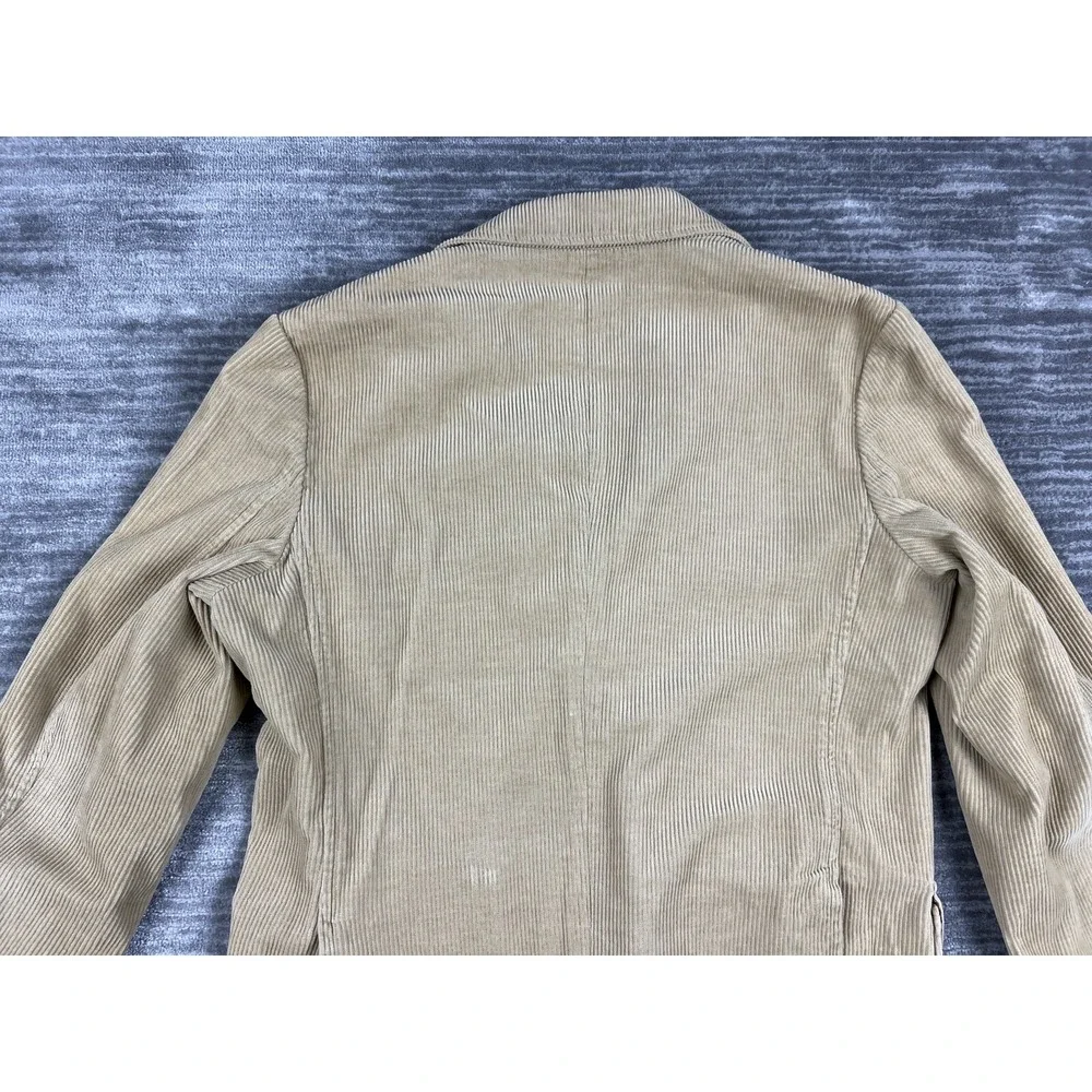 St. John's Bay Blazer Mens Medium Tan Corduroy Sport‎ Coat 3-Button Side Vent